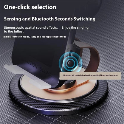 Support de téléphone avec haut-parleur et chargeur sans fil 5 en 1 civ