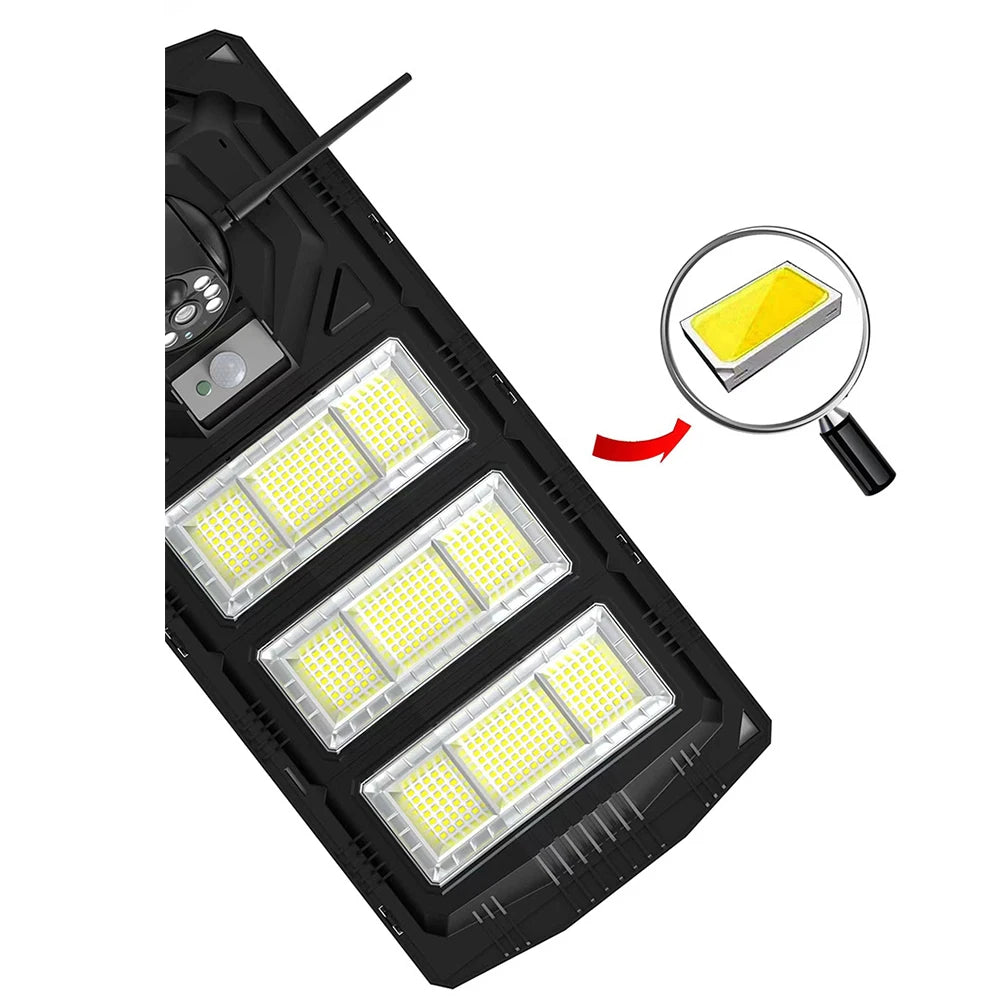 Lampe LED Extérieure 2-en-1 avec Caméra de Sécurité 4K Ultra HD